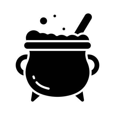 Büyücülük cadılar bayramı tasarımında kullanılan mistik kazan kaynama iksiri