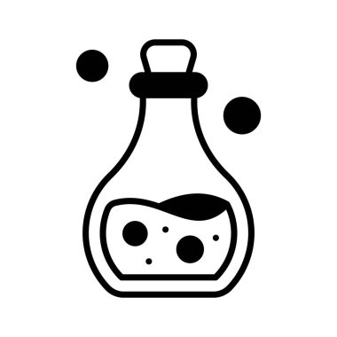 Cadılar Bayramı temalı ve cadılar için iksirli sihirli matara