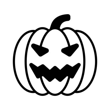 Take a look at this amazing flat icon of halloween pumpkin