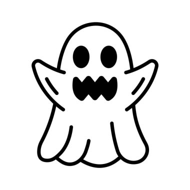 Ellerinizi bu yaratıcı hayalet ikonuna modern tarzda koyun.