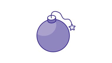 Moda tarzında benzersiz bir siber bomba ikonu