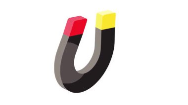 ATM kartı ile anahtar deliği, kart güvenliğinin vektör tasarımı modern tarzda