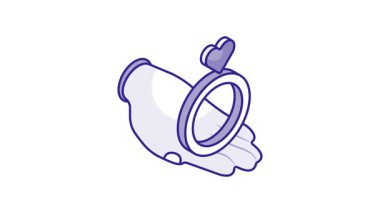 Güvenli vpn, ağ koruması izometrik vektör tasarımı