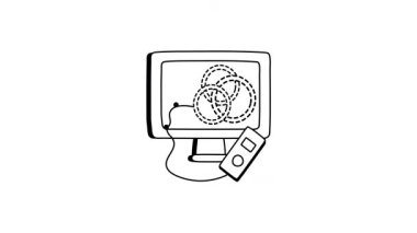 bir portrenin canlandırılmış simgesi, sanat ve yaratıcı görseller için mükemmel.