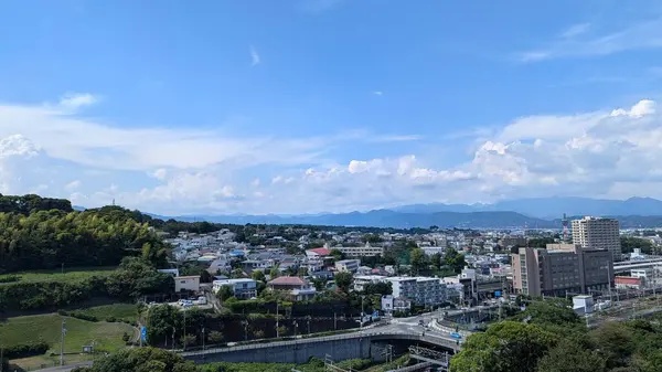 stock image Tanzawa view of the city of Odawara, Japan