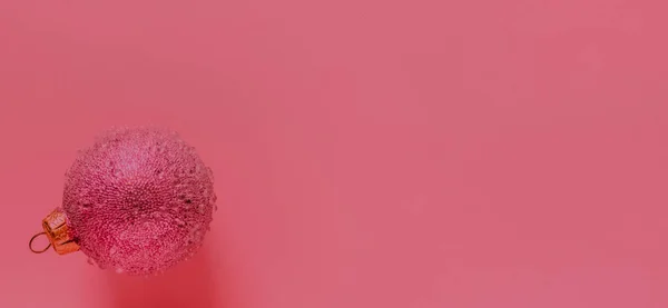 Christamas Φόντο Στο Χρώμα Του Έτους 2023 Viva Magenta — Φωτογραφία Αρχείου