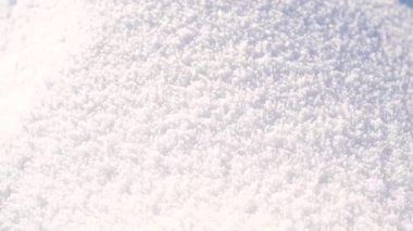 Yere yağan karların doğal arka planı.