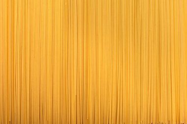 Spagetti makarna arka plan ve doku. Uzun spagetti.