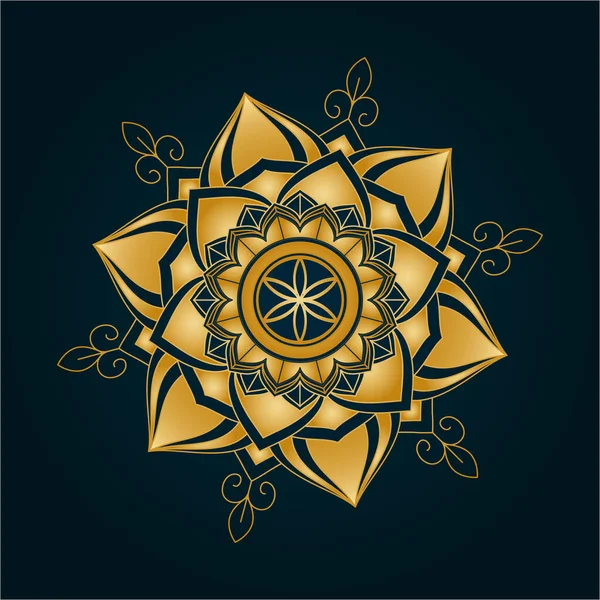 Színes Mandalas Kifestőkönyv Dekoratív Kerek Díszek Szokatlan Virág Alakú Keleti — Stock Vector