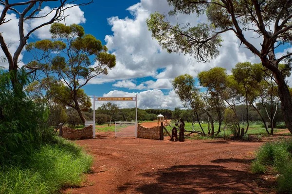 Oeste Austrália Austrália Cemitério Cemitério Outback — Fotografia de Stock