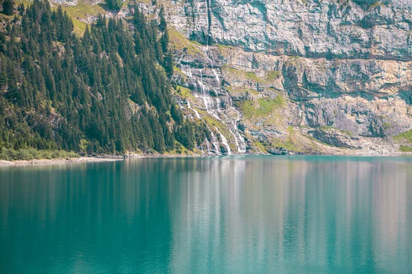 Озеро Озеро Озеро Озеро Озеро Кестеге Бернская Земля Швейцария Часть — стоковое фото