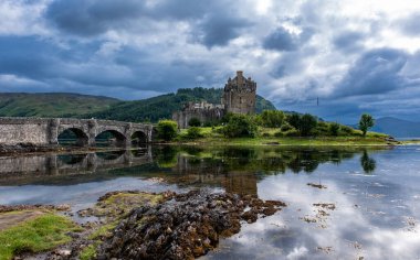 Eilean donan Kalesi, yaylaları, İskoçya