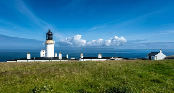 Dunnet Head Lighthouse Північна Шотландія Дорога 500 Стокова Картинка