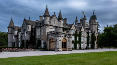 View of Balmoral Castle, Scotland clipart