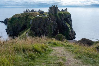 Dunnottar Castle, near Stonehaven, Aberdeenshire, Scotland, UK clipart