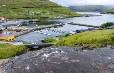 Vestmanna town and harbour - Faroe Islands