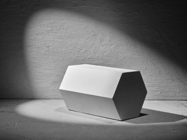 Ürün sunumu için gri beton arkaplan