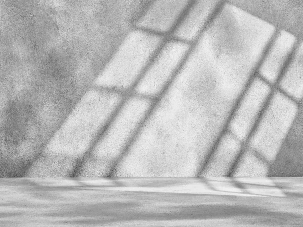 Минималистский Серый Бетонный Фон Тенью Окон — стоковое фото