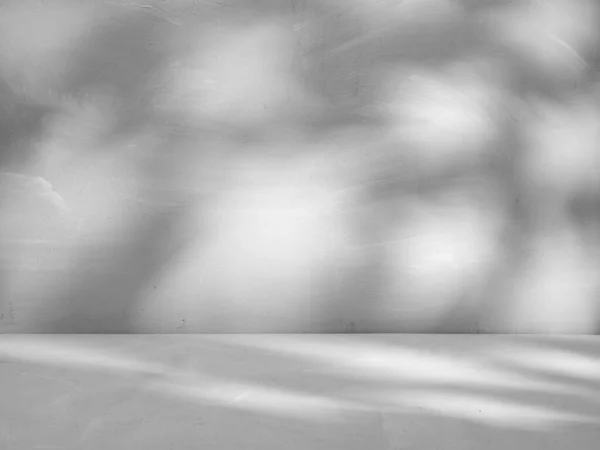 Серый Бетонный Фон Презентации Продукта Естественным Светом Тенью — стоковое фото