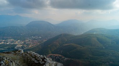 Dağ manzarası. Montevergine. İtalya