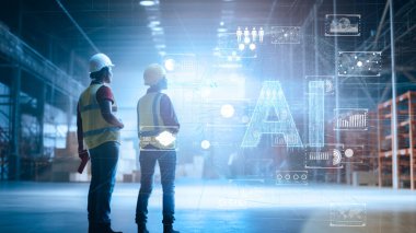 AI ile çalışan otomatik depolarda etkili lojistik süreçler, 6G teknolojisi ve yapay zeka ile depo ve lojistik modernizasyonu.