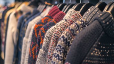 Lüks kostümler lüks bir mağazada sergileniyor. zengin hayat. Rahat yaşam tarzı.