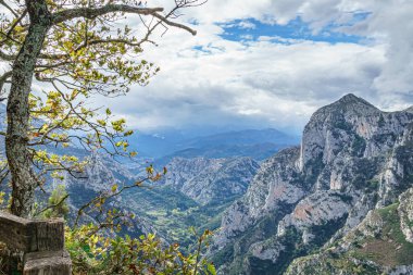 Hozarco Dağı 'nın mitolojik yolu. Cantabria 'da. İspanya.