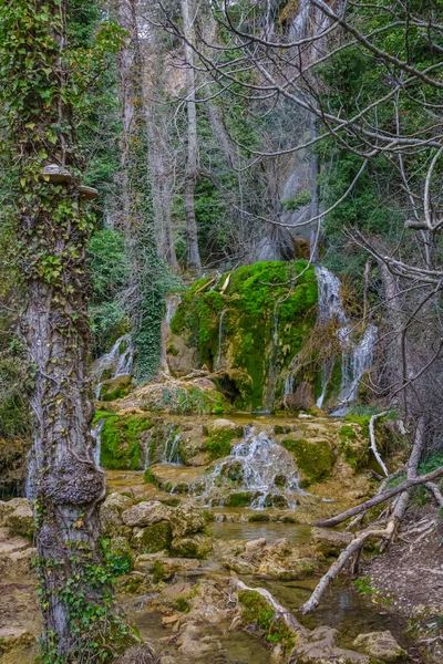 stock image Fuentetoba Toba waterfall. Soria. Spain.