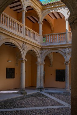 Almansa 'da büyük bir ev. Albacete. İspanya.