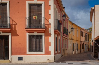 Almansa sokakları. Albacete. İspanya.