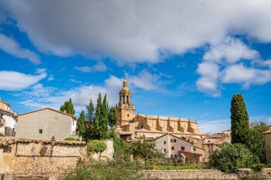 Rubielos de Mora Kilisesi. Teruel. İspanya.