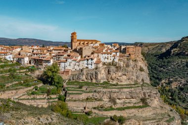 Views of Villarluengo. Teruel. Spain. clipart