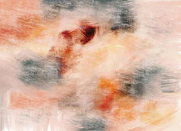 El çizimi yağlı boya. Soyut sanat geçmişi. Tuval üzerine yağlı boya boya. Renk dokusu. Sanat eserinin bir parçası. Modern çağdaş sanat. Renkli tuval.