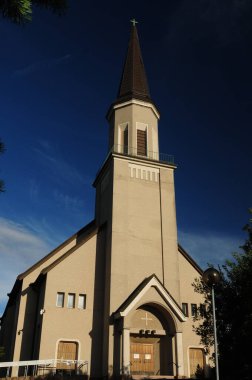 Old Church In Hanko Finland On A Beautiful Sunny Summer Day With A Clear Blue Sky clipart