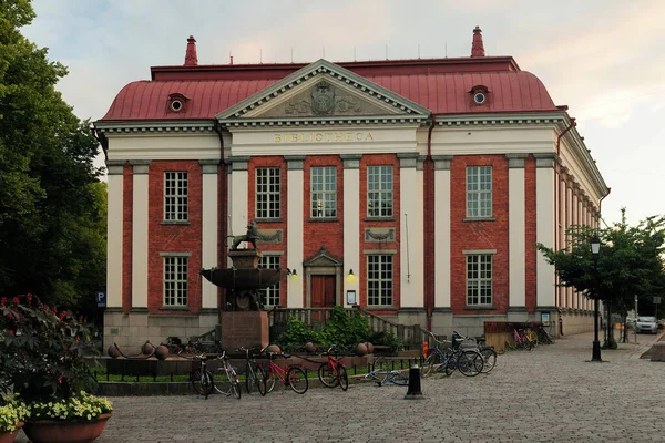 Openbare Bibliotheek Turku Finland Een Mooie Zonnige Zomerdag Met Een — Stockfoto