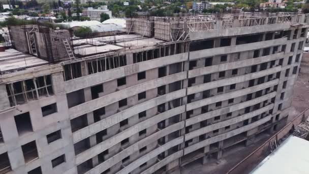 2024 Mendoza Argentina Edifício Construção Dia Nublado — Vídeo de Stock