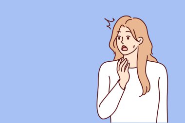 Genç bir kadın beklenmedik bir olay gördüğünde ya da sert bir ifadeden sonra şok reaksiyonu gördüğünde ağzını açar. Kız, krizin ilerlemesi veya işgücü piyasasındaki sorunlarla ilgili beklenmedik haberlere şaşırdı 