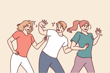 İnsanlar alarm sesi duyduktan sonra paniğe kapılıp depremin başlaması için tahliye çağrısı yapıyorlar. Korkmuş insanlar yaşam tehdidi ve kontrol edilemeyen fobi kavramını saklamaya çalışırlar. 