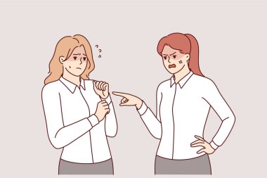 Kaba kadın yönetici, astı olduğu için azarlar ve görevlerini yerine getirirken hatalar yapar. Geç kalınca ya da emirlere uymayınca kız patrondan azar yer.