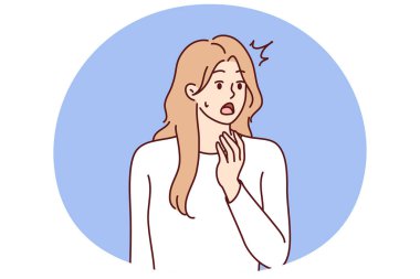 Genç bir kadın beklenmedik bir olay gördüğünde ya da sert bir ifadeden sonra şok reaksiyonu gördüğünde ağzını açar. Kız, krizin ilerlemesi veya işgücü piyasasındaki sorunlarla ilgili beklenmedik haberlere şaşırdı