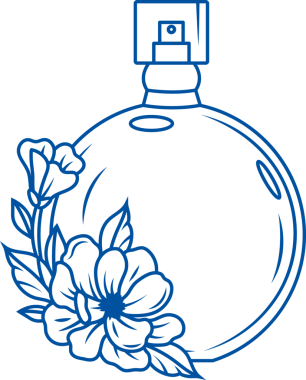 Top şeklinde çiçek parfümü şişesi soluk çiçeklerle süslenir ve aromaterapi ve spa için tasarlanır. Doğal bitkilerin kokusunu kullanarak aromaterapi ve rahatlama için Eau de Tuvalet