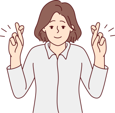 Gülümseyen parmaklar dilek tutar.