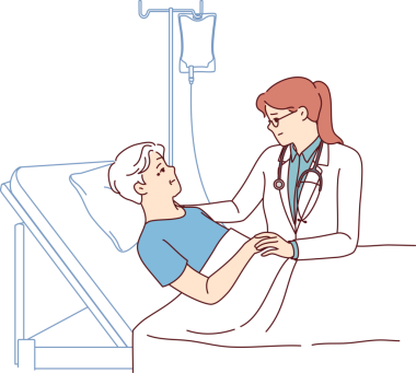 Kadın bakımevi doktoru, başarısız bir destekten sonra ölen yaşlı adamın yoğun bakımda yatmasını destekliyor. Bakımevinde çalışan kız terapist, ağrı kesici serumuna bağlı insan hastalara hizmet ediyor..