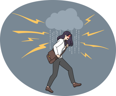 Deli kadın öfke ve saldırganlık hisseder.