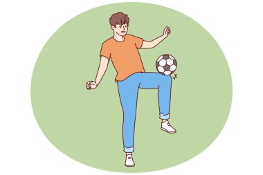 Ünlü bir lig oyuncusu olmak ve uluslararası spor müsabakalarında yarışmak isteyen mutlu bir adam. Genç gelecek vaat eden futbolcu tek başına antrenman yapıyor.