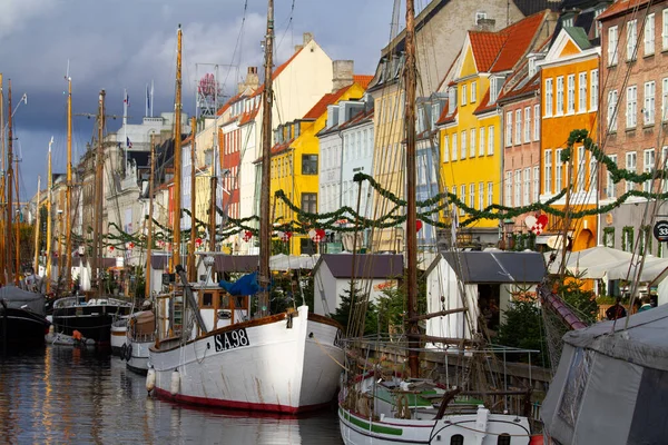 Nyhavn Kopenhag, Danimarka 'da bir kanaldır..