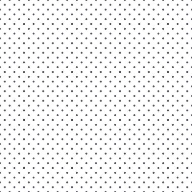 Polka noktasız desen. Yarım ton arkaplan. Kusursuz tek renkli benekli dokular. Basit bir şablon. Beyaz arkaplanda vektör illüstrasyonu.