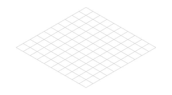 等距网格背景 轮廓等距模板模式 六边形和三角形线计划纹理 白色背景的矢量说明 — 图库矢量图片