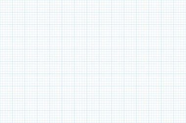 Milimetre grafik kâğıt ızgarası pürüzsüz desen. Soyut geometrik kare arkaplan. Okulun çizim planı, teknik mühendislik ölçeği ölçümü. Beyaz arkaplanda vektör illüstrasyonu.