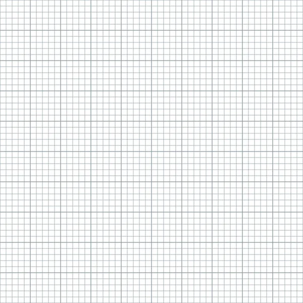 Millimeter Diagramm Papierraster Nahtloses Muster Abstrakter Geometrischer Quadratischer Hintergrund Linienmuster — Stockvektor
